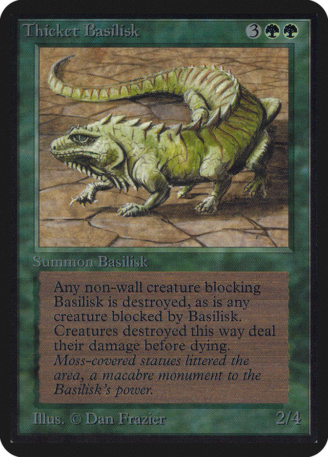 Thicket Basilisk 218/295 (Alpha Edition)  | Good Games Modbury