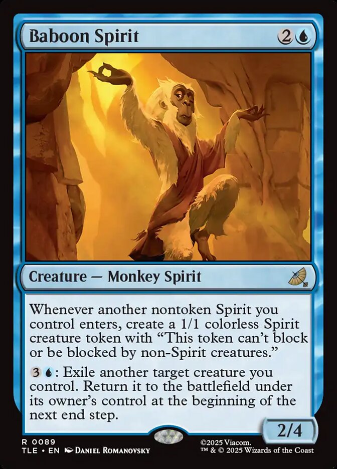 Baboon Spirit 89/317 (Avatar: The Last Airbender: Eternal-Legal)  - Foil | Good Games Modbury