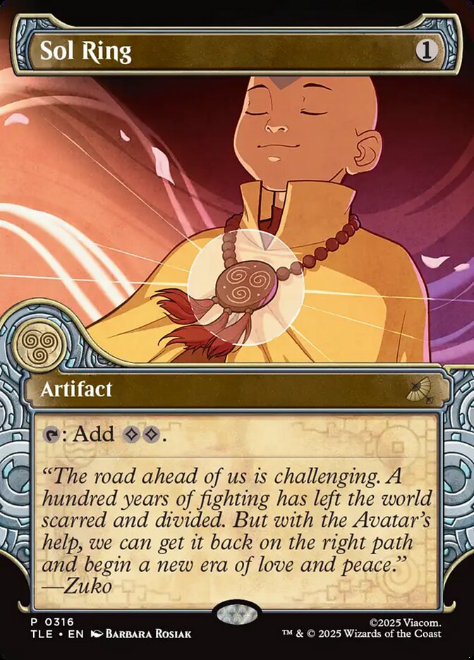 Sol Ring 316/317 (Avatar: The Last Airbender: Eternal-Legal)  - Showcase | Good Games Modbury