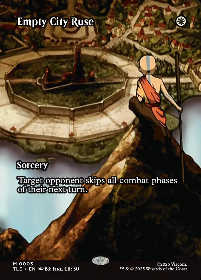 Empty City Ruse 3/317 (Avatar: The Last Airbender: Eternal-Legal)  - Borderless Foil | Good Games Modbury