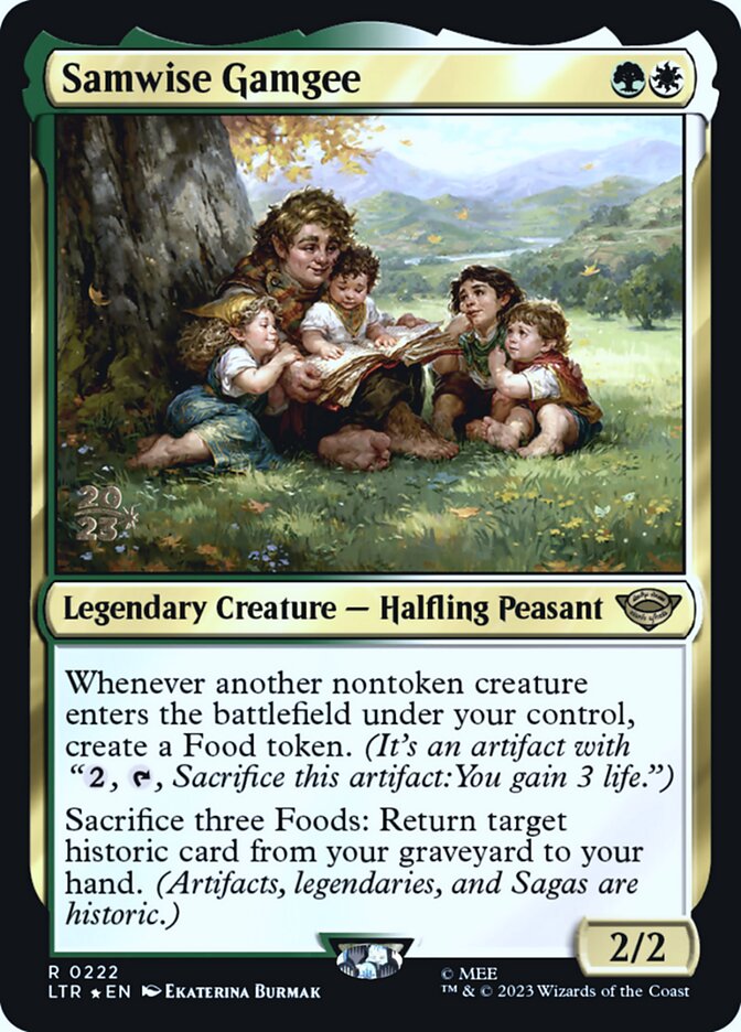 Samwise Gamgee 222s/86 (Prerelease Cards)  - Foil | Good Games Modbury