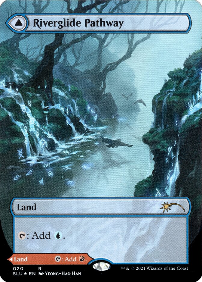 Riverglide Pathway // Lavaglide Pathway 20/1 (Secret Lair Series)  - Borderless Foil | Good Games Modbury