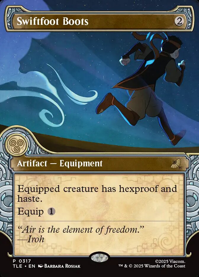 Swiftfoot Boots 317/317 (Avatar: The Last Airbender: Eternal-Legal)  - Showcase | Good Games Modbury