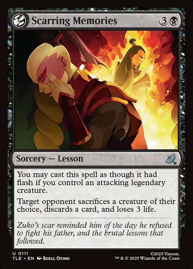 Scarring Memories 111/317 (Avatar: The Last Airbender: Eternal-Legal)  - Foil | Good Games Modbury