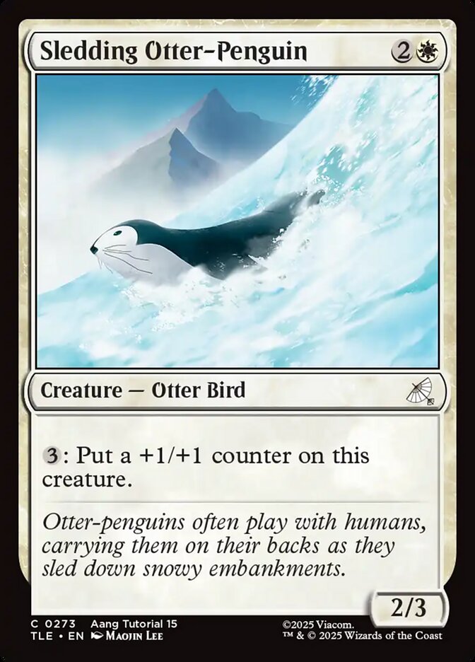 Sledding Otter-Penguin 273/317 (Avatar: The Last Airbender: Eternal-Legal)  | Good Games Modbury