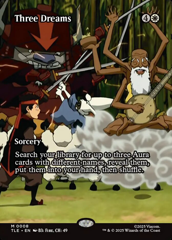 Three Dreams  8/317 (Avatar: The Last Airbender: Eternal-Legal)  - Borderless | Good Games Modbury
