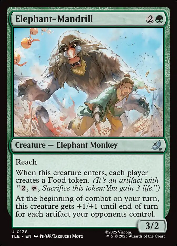 Elephant-Mandrill 138 (Avatar: The Last Airbender: Eternal-Legal)  | Good Games Modbury