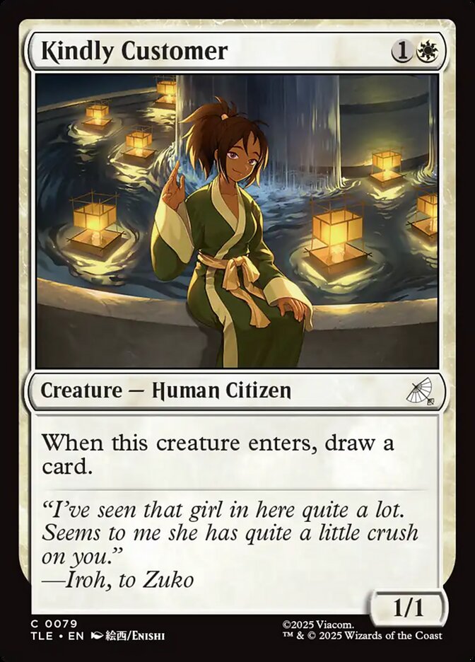 Kindly Customer 79/317 (Avatar: The Last Airbender: Eternal-Legal)  - Foil | Good Games Modbury