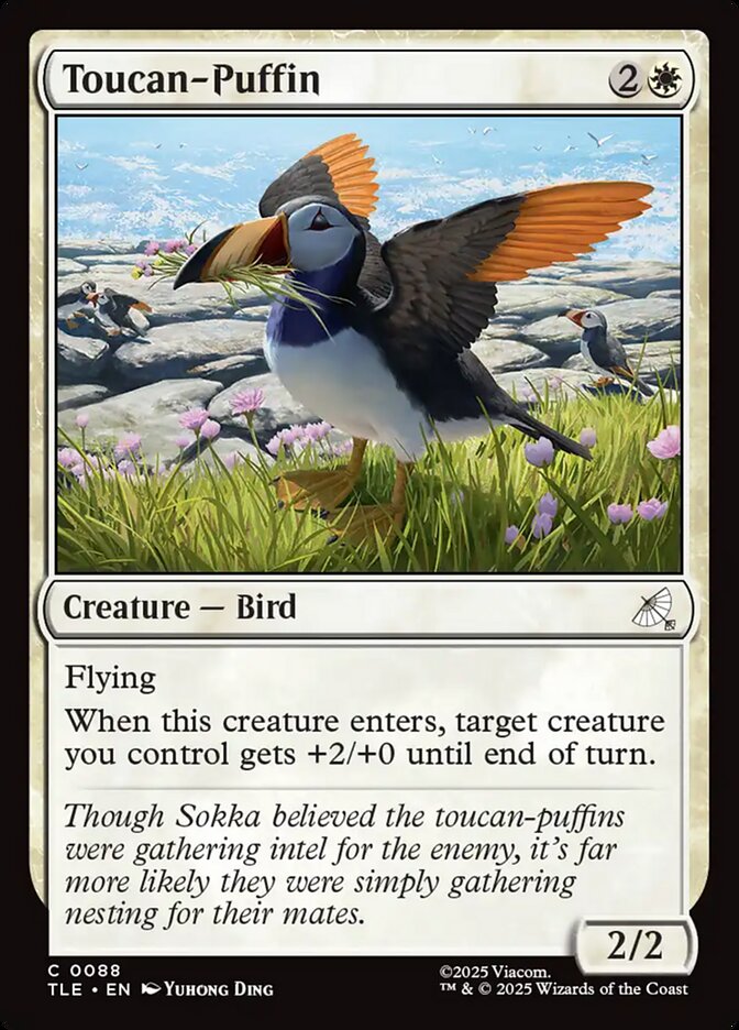 Toucan-Puffin 88/317 (Avatar: The Last Airbender: Eternal-Legal)  - Foil | Good Games Modbury