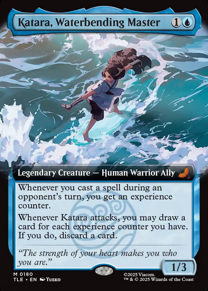 Katara, Waterbending Master 180/317 (Avatar: The Last Airbender: Eternal-Legal)  - Extended Art  | Good Games Modbury