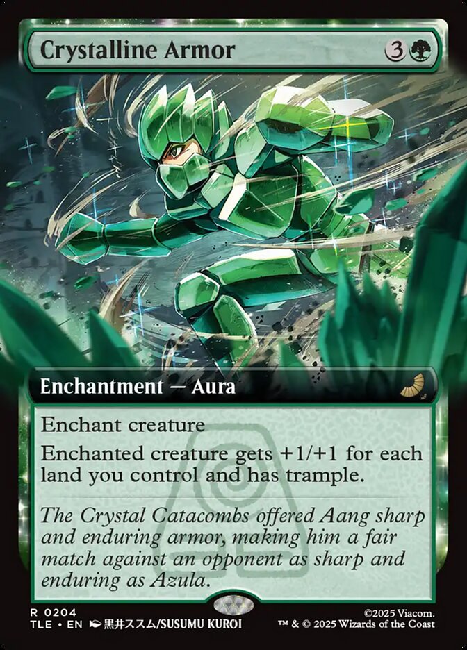 Crystalline Armor 204/317 (Avatar: The Last Airbender: Eternal-Legal)  - Extended Art Foil | Good Games Modbury