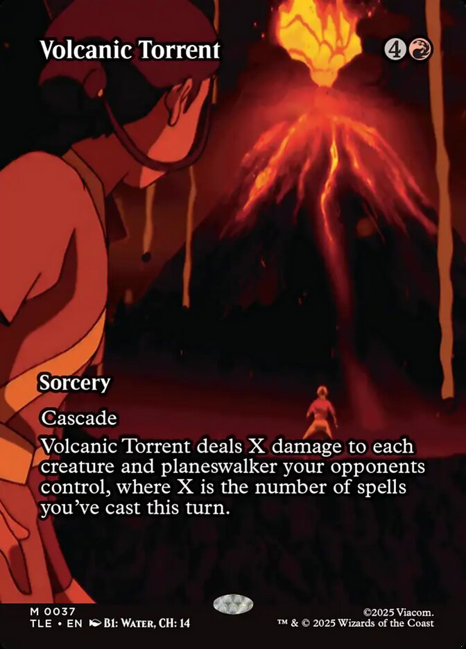 Volcanic Torrent 37/317 (Avatar: The Last Airbender: Eternal-Legal)  - Borderless | Good Games Modbury
