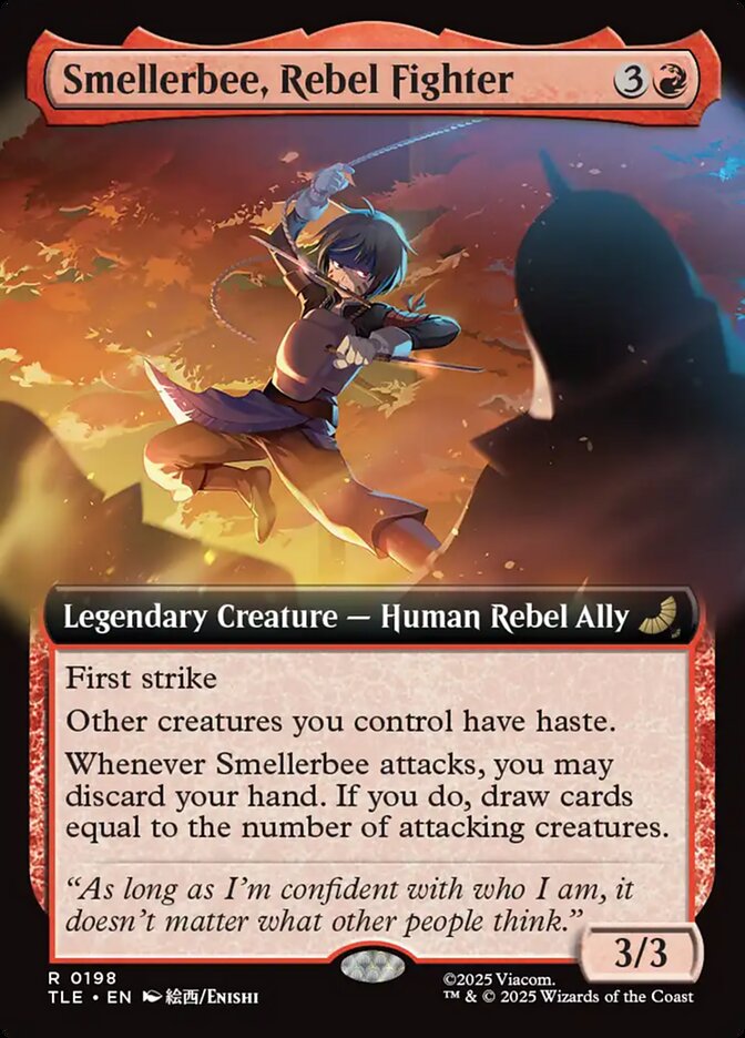Smellerbee, Rebel Fighter 198/317 (Avatar: The Last Airbender: Eternal-Legal)  - Extended Art | Good Games Modbury