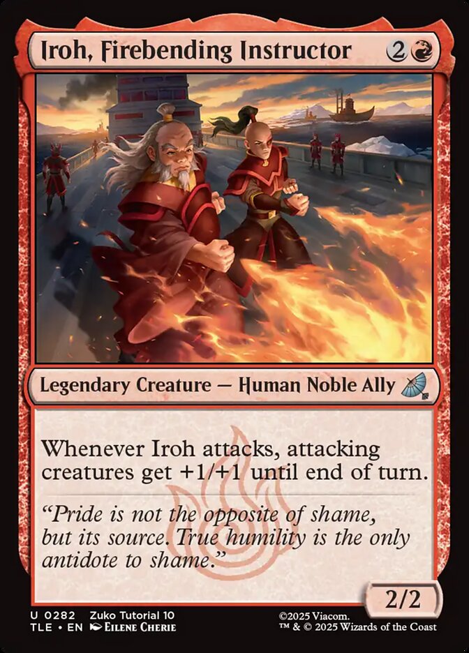 Iroh, Firebending Instructor 282/317 (Avatar: The Last Airbender: Eternal-Legal)  | Good Games Modbury