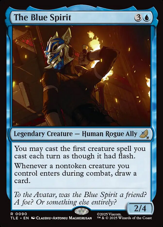 The Blue Spirit 90 (Avatar: The Last Airbender: Eternal-Legal)  - Foil | Good Games Modbury