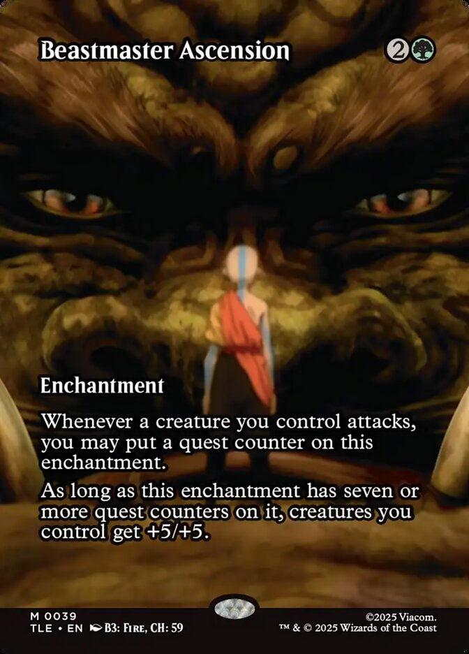 Beastmaster Ascension 39/317 (Avatar: The Last Airbender: Eternal-Legal)  - Borderless | Good Games Modbury