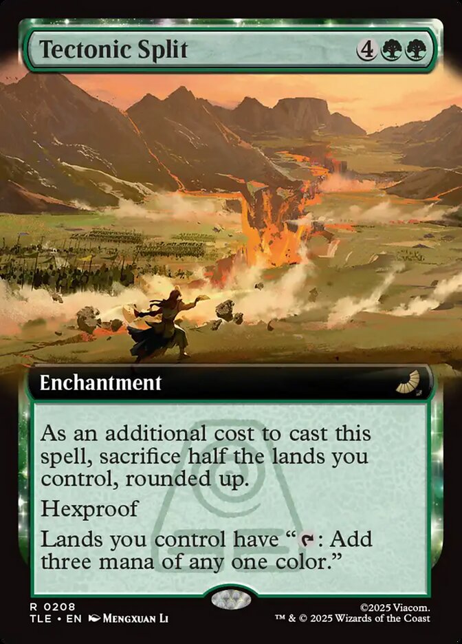 Tectonic Split Extended Art 208 (Avatar: The Last Airbender: Eternal-Legal)  - Extended Art | Good Games Modbury