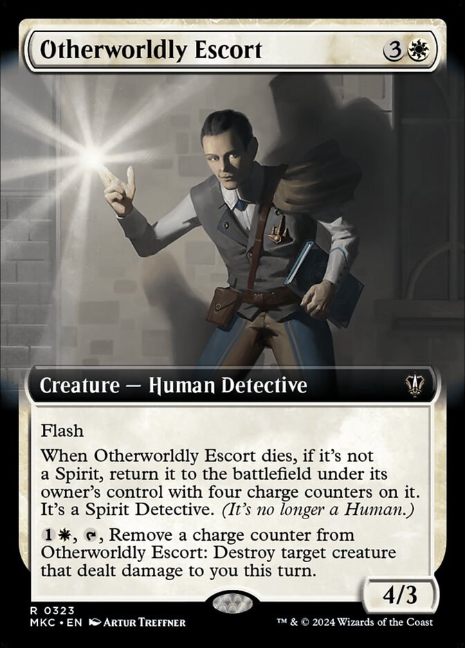 Otherworldly Escort 323/311 (Commander: Murders at Karlov Manor)  - Extended Art | Good Games Modbury
