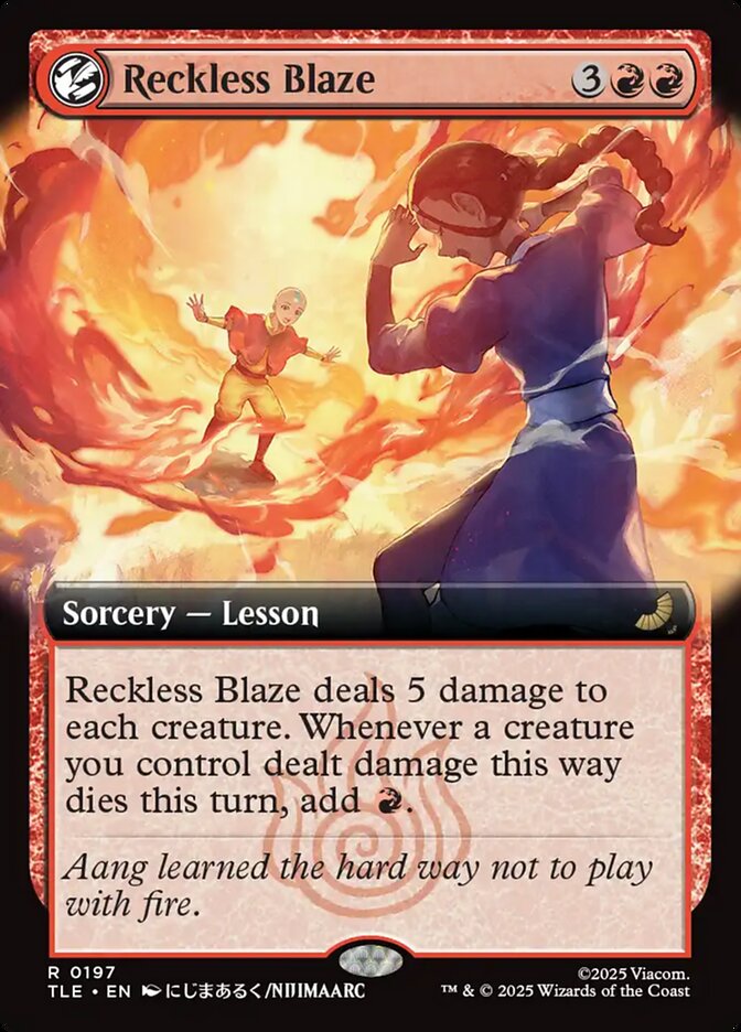 Reckless Blaze 197/317 (Avatar: The Last Airbender: Eternal-Legal)  - Extended Art | Good Games Modbury