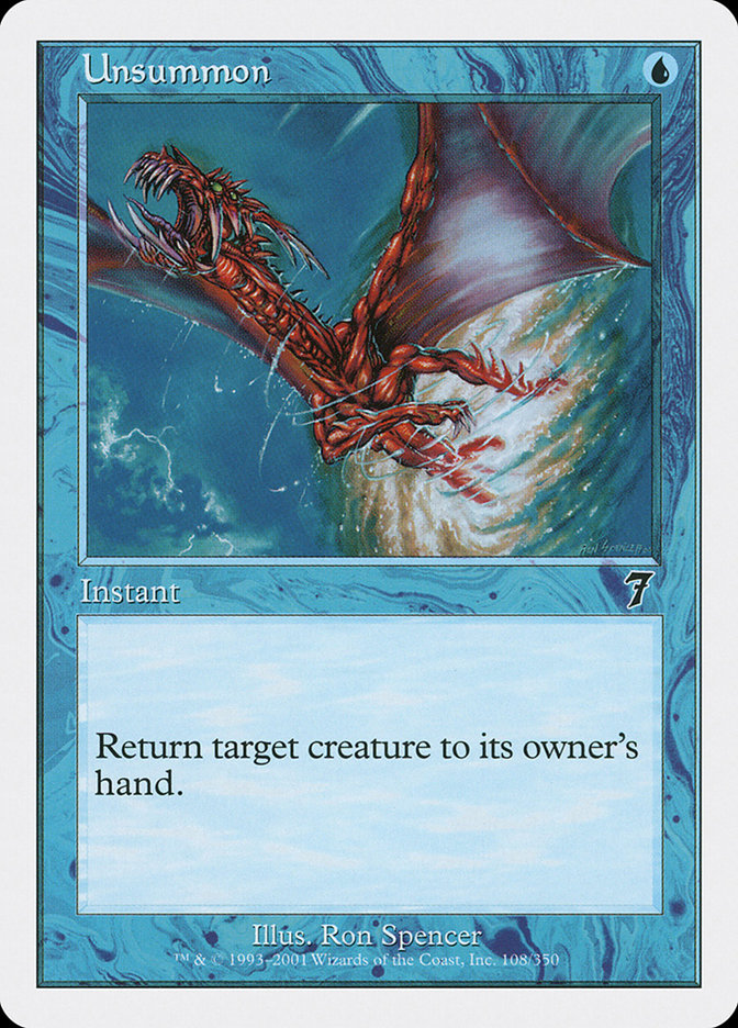 Unsummon 108/350 (7th Edition)  | Good Games Modbury