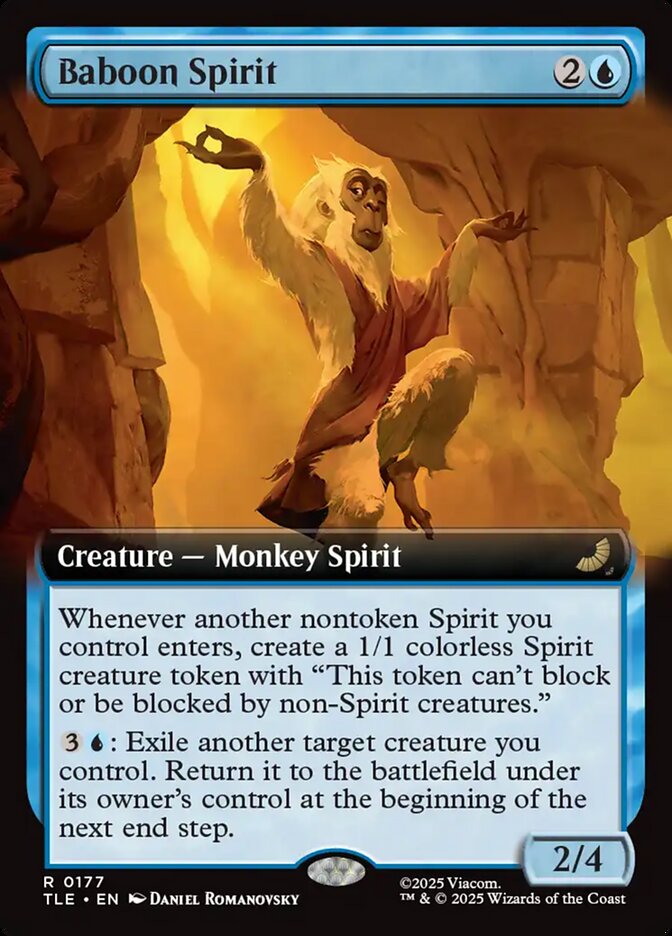 Baboon Spirit 177/317 (Avatar: The Last Airbender: Eternal-Legal)  - Extended Art Foil | Good Games Modbury