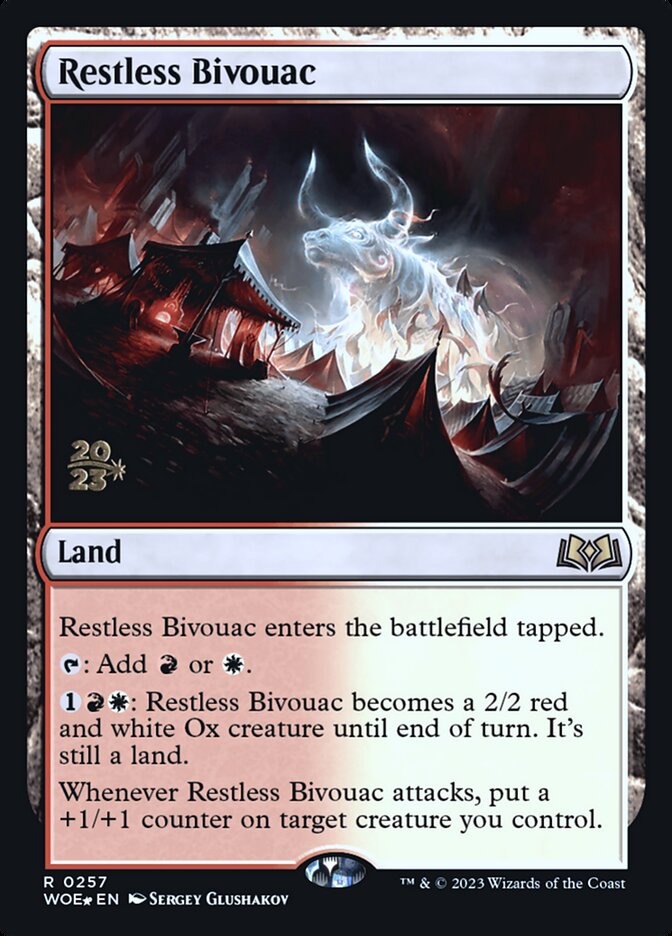 Restless Bivouac 257s/200 (Prerelease Cards)  - Foil | Good Games Modbury