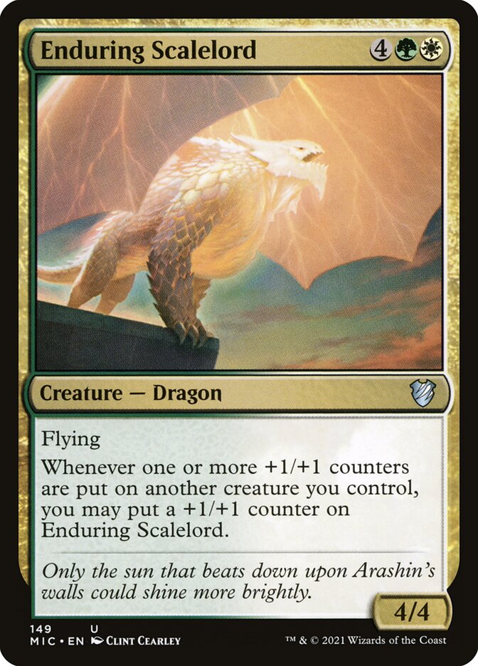 Enduring Scalelord 149/38 (Commander: Innistrad: Midnight Hunt)  | Good Games Modbury