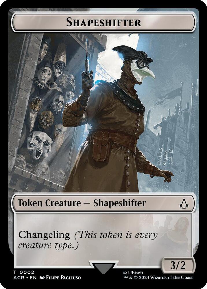 Shapeshifter Token 2 (Universes Beyond: Assassin's Creed)  | Good Games Modbury