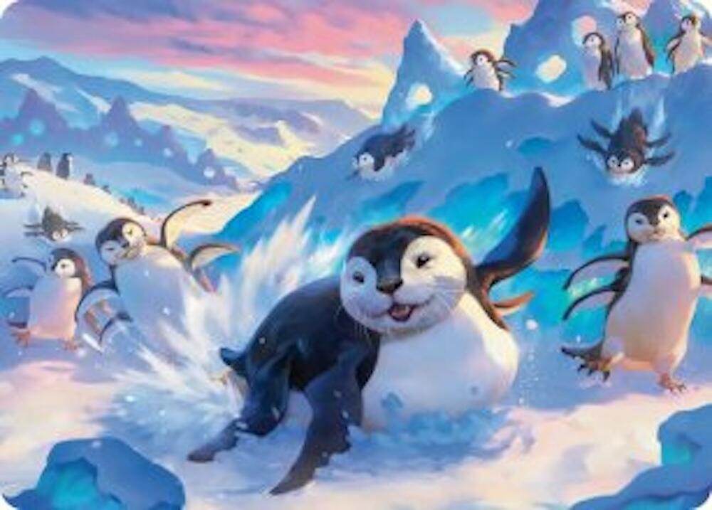 Otter Penguin Art Card 4 (Art Series: Avatar: The Last Airbender)  | Good Games Modbury
