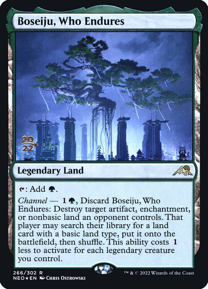Boseiju, Who Endures 266s/157 (Prerelease Cards)  - Foil | Good Games Modbury