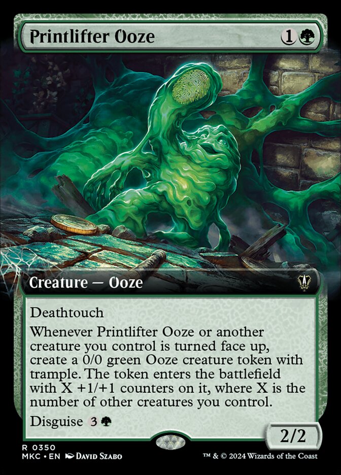 Printlifter Ooze 350/311 (Commander: Murders at Karlov Manor)  - Extended Art | Good Games Modbury