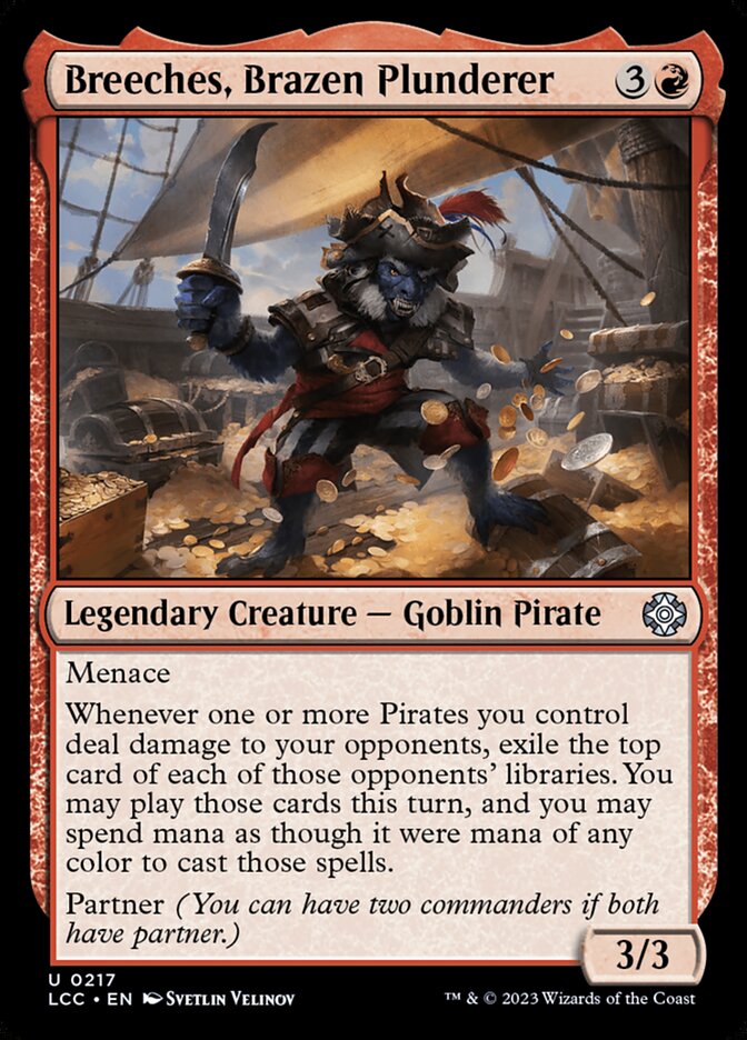 Breeches, Brazen Plunderer 217/370 (Commander: The Lost Caverns of Ixalan)  | Good Games Modbury