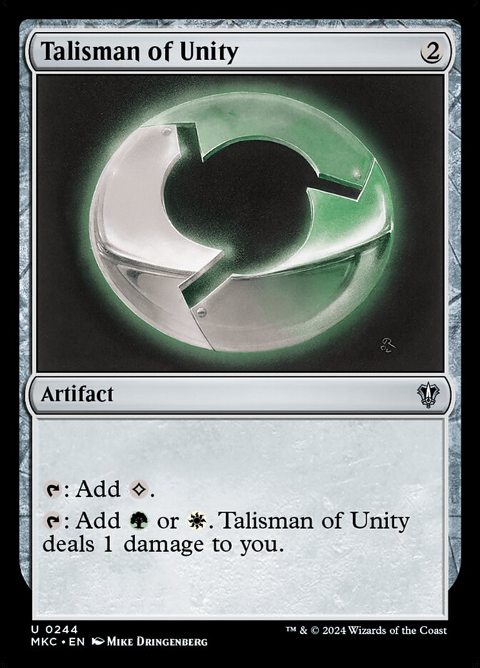 Talisman of Unity 244 (Commander: Murders at Karlov Manor)  | Good Games Modbury