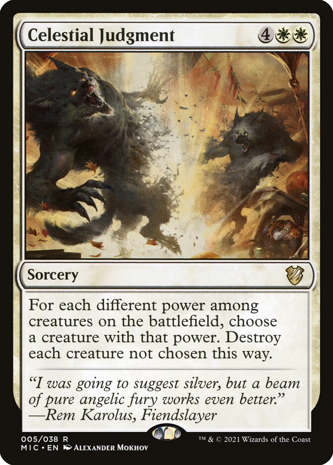 Celestial Judgment 5/38 (Commander: Innistrad: Midnight Hunt)  | Good Games Modbury