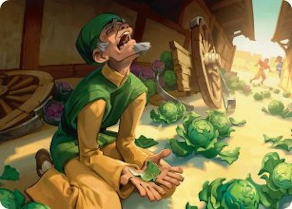Unlucky Cabbage Merchant Art Card 19 (Art Series: Avatar: The Last Airbender)  | Good Games Modbury
