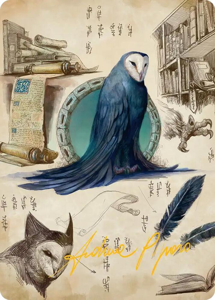 Wan Shi Tong Librarian Art Card Gold Stamped Signature 33 (Art Series: Avatar: The Last Airbender)  | Good Games Modbury