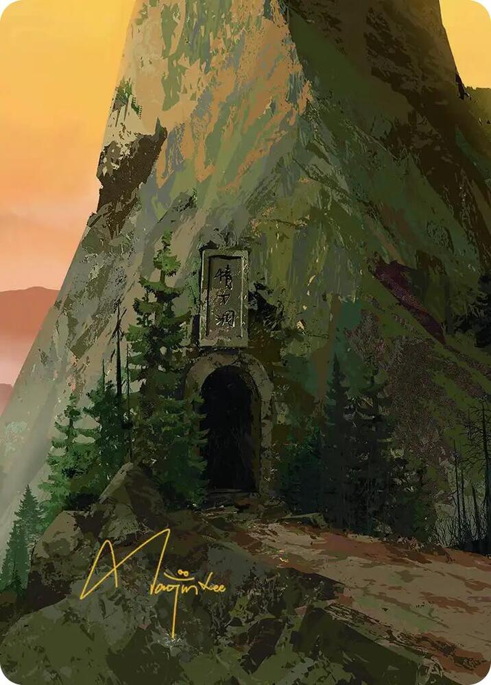 Mountain Art Card Gold Stamped Signature 53 (Art Series: Avatar: The Last Airbender)  | Good Games Modbury