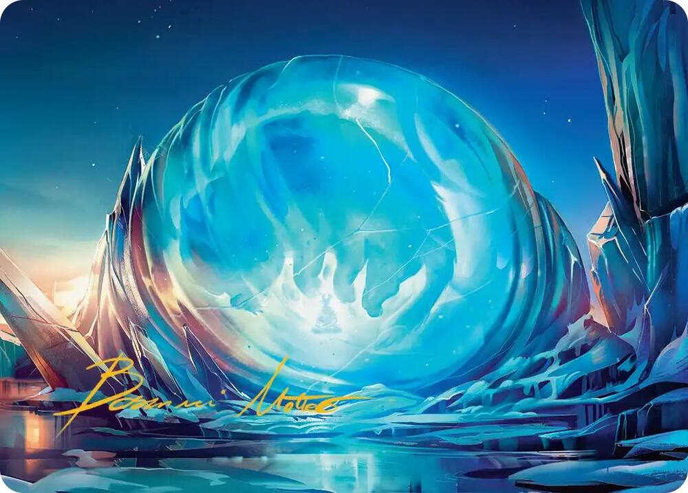 Aangs Iceberg Art Card Gold Stamped Signature 2 (Art Series: Avatar: The Last Airbender)  | Good Games Modbury