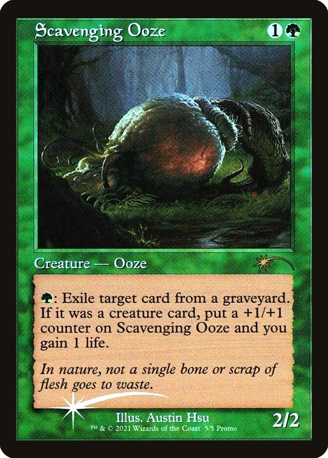 Scavenging Ooze Retro Frame 5 (WPN & Gateway Promos)  - Foil | Good Games Modbury