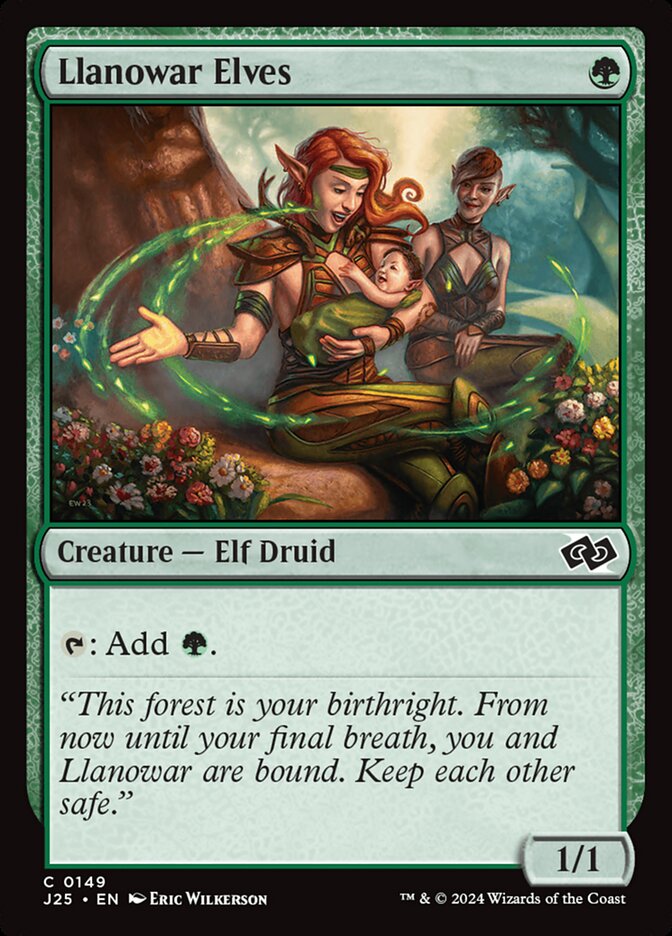 Llanowar Elves 149 (Foundations Jumpstart)  | Good Games Modbury