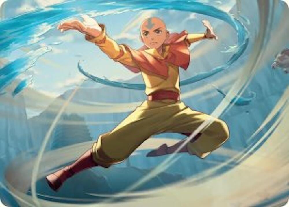 Aang Swift Savior Art Card 20 (Art Series: Avatar: The Last Airbender)  | Good Games Modbury