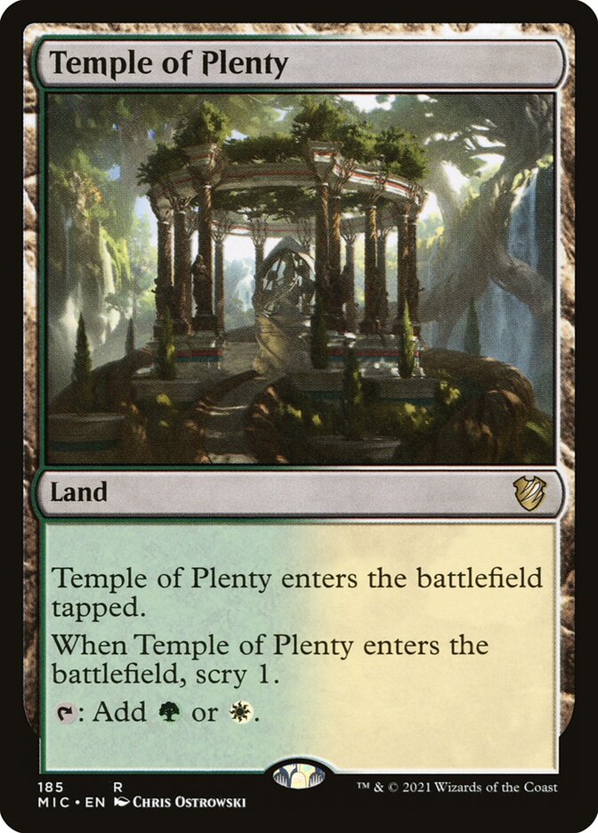 Temple of Plenty 185/38 (Commander: Innistrad: Midnight Hunt)  | Good Games Modbury