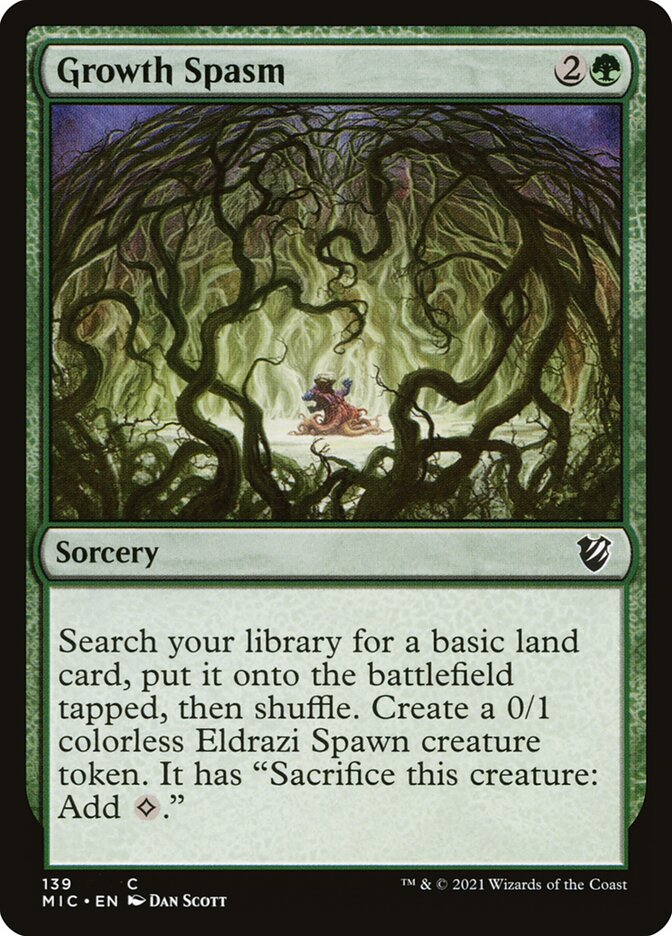 Growth Spasm 139/38 (Commander: Innistrad: Midnight Hunt)  | Good Games Modbury