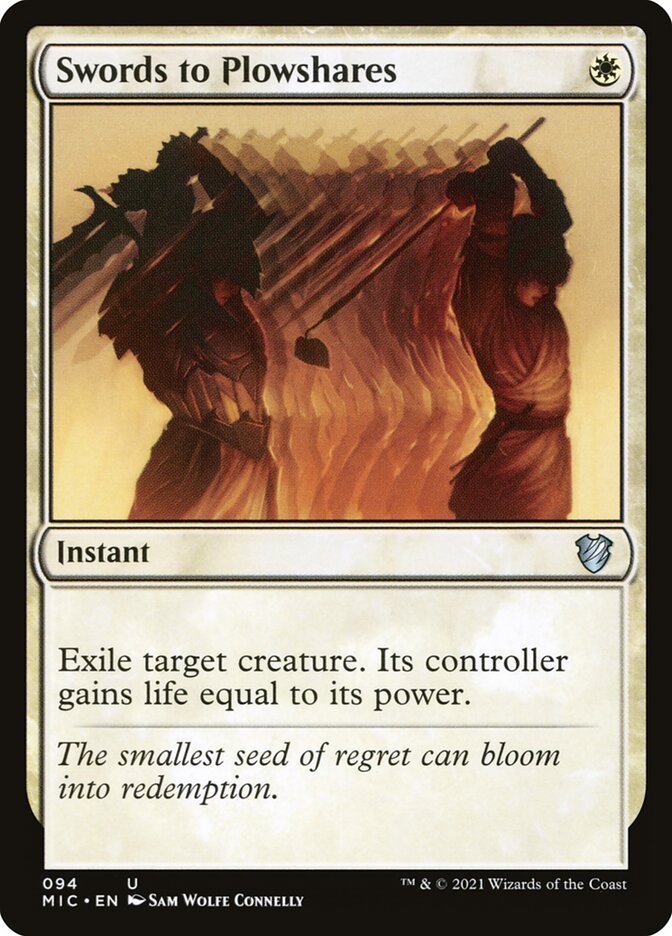 Swords to Plowshares 94/38 (Commander: Innistrad: Midnight Hunt)  | Good Games Modbury