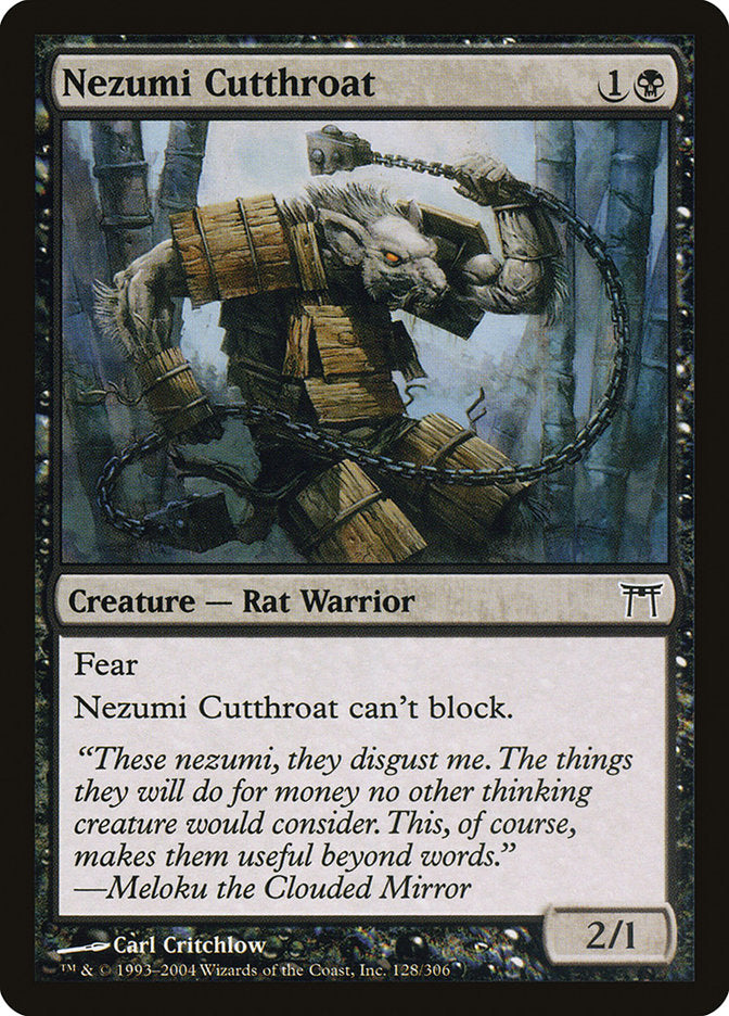 Nezumi Cutthroat 128/306 (Champions of Kamigawa)  | Good Games Modbury