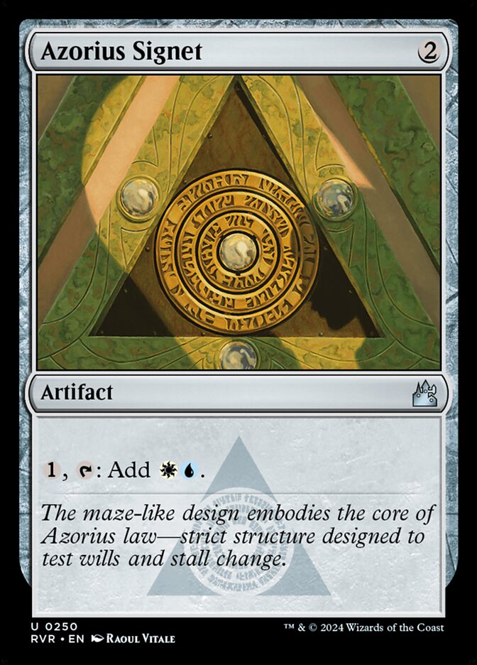 Azorius Signet 250/291 (Ravnica Remastered)  - Foil | Good Games Modbury