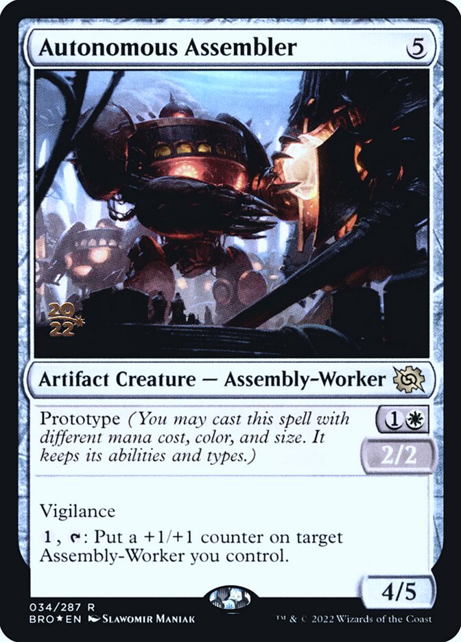 Autonomous Assembler 34s/169 (Prerelease Cards)  - PreRelease Foil | Good Games Modbury