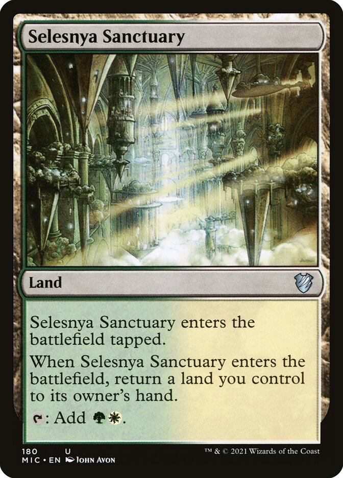 Selesnya Sanctuary 180/38 (Commander: Innistrad: Midnight Hunt)  | Good Games Modbury