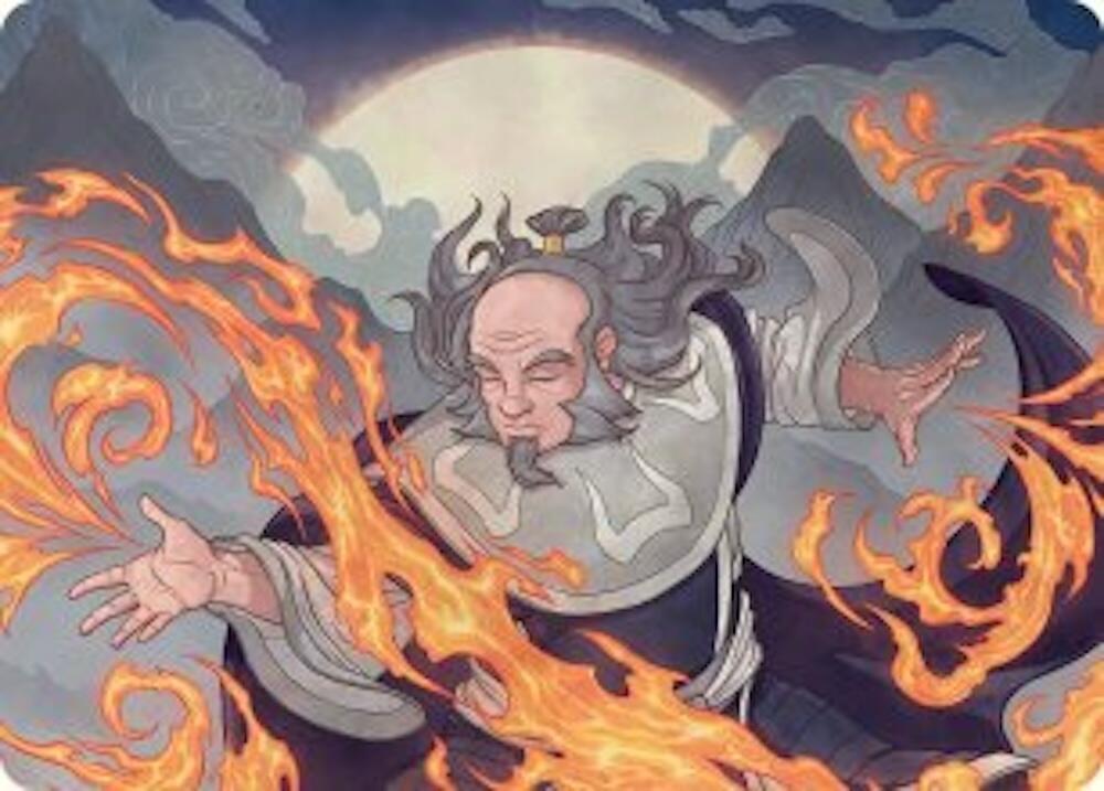 Iroh Grand Lotus Art Card 47 (Art Series: Avatar: The Last Airbender)  | Good Games Modbury