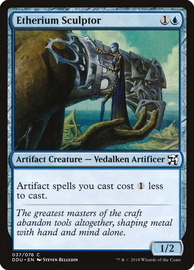 Etherium Sculptor 37/76 (Duel Decks: Elves vs. Inventors)  | Good Games Modbury